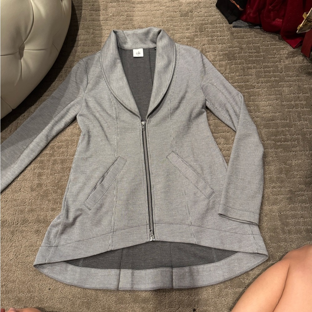Cabi Gray Zip-Up